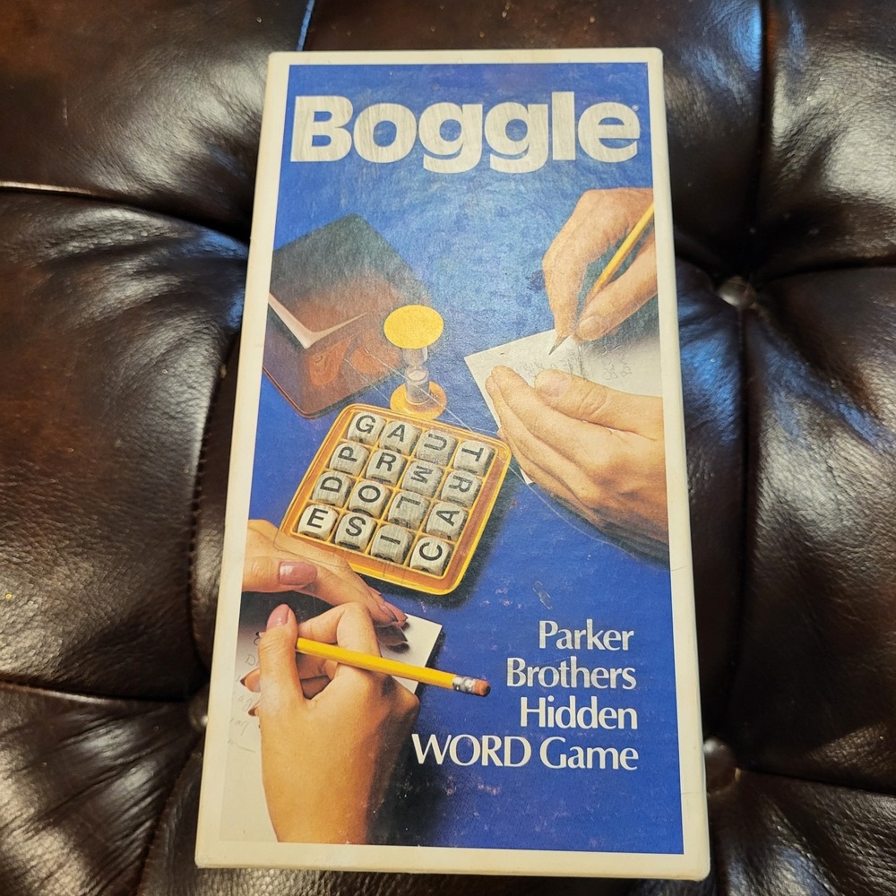 Vintage 1976 Boggle Word Game by Parker Brothers